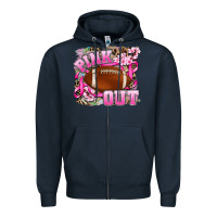 Navy pink out Zipper Hoodie - AdoDesignShop