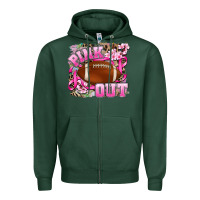 Sports Green pink out Zipper Hoodie - AdoDesignShop