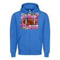 True Royal pink out Zipper Hoodie - AdoDesignShop