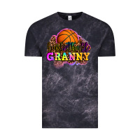 Cloud Black basketball granny Vintage Tee - OliviaCreatesArt