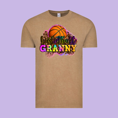 Basketball Granny Vintage Tee Designed By Oliviacreatesart