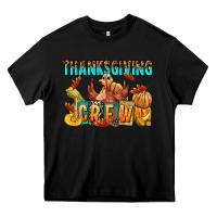 Black Thanksgiving crew Heavy Core Tee - NancyCooperArtShop