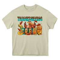 Mossy Thanksgiving crew Heavy Core Tee - NancyCooperArtShop