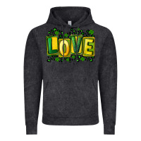 Vintage Black St. Patrick's Day love Vintage Hoodie - FaDigitalArtStudio