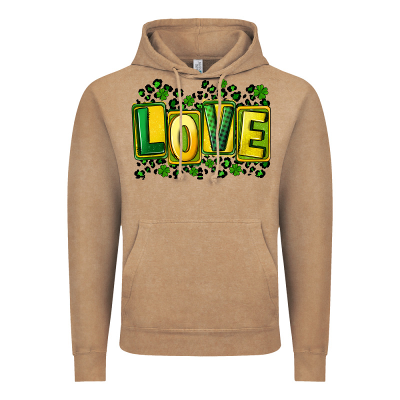 St. Patrick's Day Love Vintage Hoodie by FaDigitalArtStudio | Teevron