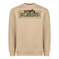 Mushroom simply blessed Heavyweight Sweatshirt - BarkalooDesign