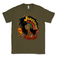 Army Green juneteenth freedom 1865 Classic Tee - CowGirlArtShop