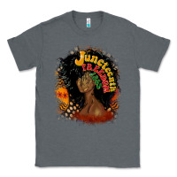 Charcoal Heather juneteenth freedom 1865 Classic Tee - CowGirlArtShop