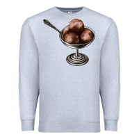 Heather Grey Chocolate ice cream Premium Sweatshirt - AdoDesignShop