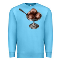 Ocean Blue Chocolate ice cream Premium Sweatshirt - AdoDesignShop