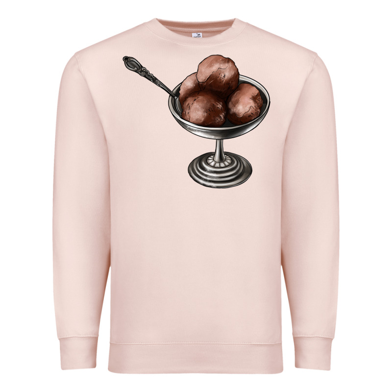 Chocolate Ice Cream Premium Sweatshirt by AdoDesignShop | Teevron