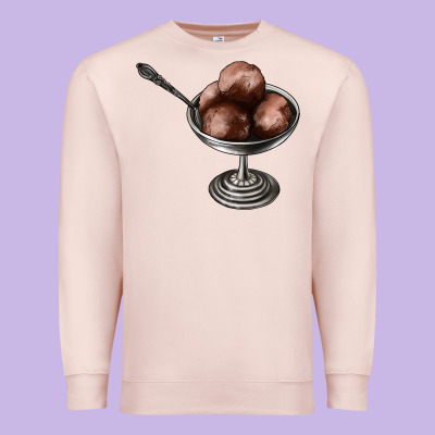 Chocolate Ice Cream Premium Sweatshirt Designed By Adodesignshop