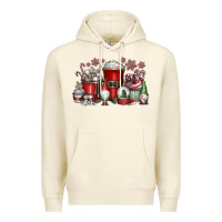 Sandshell Christmas Coffee Drink Premium Hoodie - CowhideDigitalArt