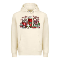 Tofu Christmas Coffee Drink Premium Hoodie - CowhideDigitalArt