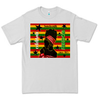 Dove Grey juneteenth celebrate freedom since 1865 Premium Tee - TumblerDesignByShophia