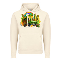 Vintage Artic lucky gnomes truck St. Patrick's Day Vintage Hoodie - FaDigitalArtStudio
