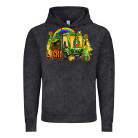 Vintage Black lucky gnomes truck St. Patrick's Day Vintage Hoodie - FaDigitalArtStudio