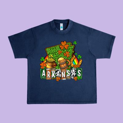 St. Patrick's Arkansas Urban Heavy Tee Designed By Oliviacreatesart