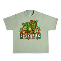 Oil Green St. Patrick's Arkansas Urban Heavy Tee - OliviaCreatesArt