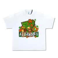 White St. Patrick's Arkansas Urban Heavy Tee - OliviaCreatesArt
