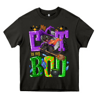 Asphalt My cat is my boo Halloween Heavy Core Tee - NancyCooperArtShop