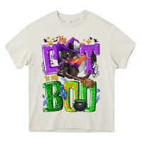 Cream My cat is my boo Halloween Heavy Core Tee - NancyCooperArtShop