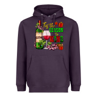 Plum tis the season to wine Heavyweight Hoodie - AdoDesignShop