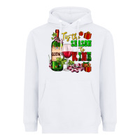 White tis the season to wine Heavyweight Hoodie - AdoDesignShop