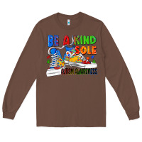 Chestnut Be a kind sole Autism Awareness Long Sleeve Tee - FaDigitalArtStudio