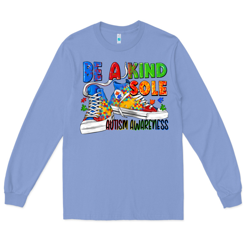Be A Kind Sole Autism Awareness Long Sleeve Tee by FaDigitalArtStudio | Teevron