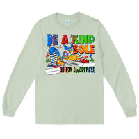 Matcha Be a kind sole Autism Awareness Long Sleeve Tee - FaDigitalArtStudio