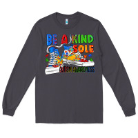 Smoke Be a kind sole Autism Awareness Long Sleeve Tee - FaDigitalArtStudio