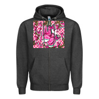 Charcoal Heather nobody fights alone Zipper Hoodie - AdoDesignShop
