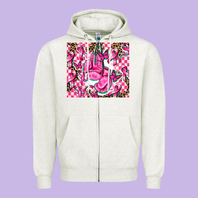 Nobody Fights Alone Zipper Hoodie Designed By Adodesignshop