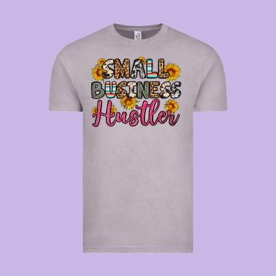 Small Business Hustler Vintage Tee Designed By Oliviacreatesart