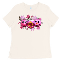 Bone pink christmas Ladies Tee - CowGirlArtShop