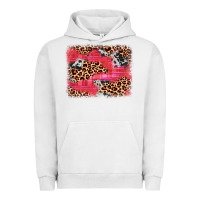 Pigment Lunar Rock valentine's day cowhide leopard background Urban Hoodie - JahusDesignShop