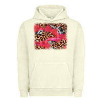 Pigment Pistachio valentine's day cowhide leopard background Urban Hoodie - JahusDesignShop