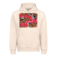 Sandshell valentine's day cowhide leopard background Urban Hoodie - JahusDesignShop