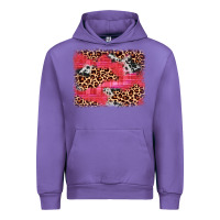 Tulip valentine's day cowhide leopard background Urban Hoodie - JahusDesignShop