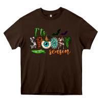 Chocolate Brown It's spooky season Heavy Core Tee - NancyCooperArtShop