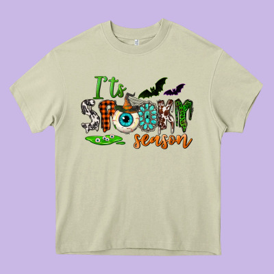 It's Spooky Season Heavy Core Tee Designed By Nancycooperartshop