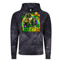 Cloud Black luckysaurus St. Patricks Day Vintage Hoodie - FaDigitalArtStudio
