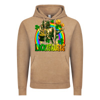 Luckysaurus St. Patricks Day Vintage Hoodie | Teevron