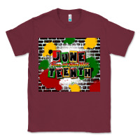 Burgundy juneteenth free ish since 1865 Classic Tee - CowGirlArtShop