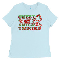 Baby Blue sweet but a little twisted Ladies Tee - CowGirlArtShop
