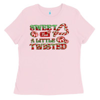 Bubblegum Pink sweet but a little twisted Ladies Tee - CowGirlArtShop