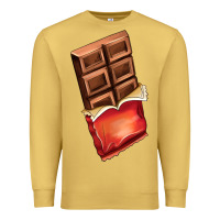 Antique Gold chocolate Premium Sweatshirt - AdoDesignShop