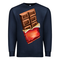 Navy chocolate Premium Sweatshirt - AdoDesignShop