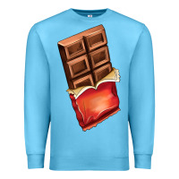 Ocean Blue chocolate Premium Sweatshirt - AdoDesignShop
